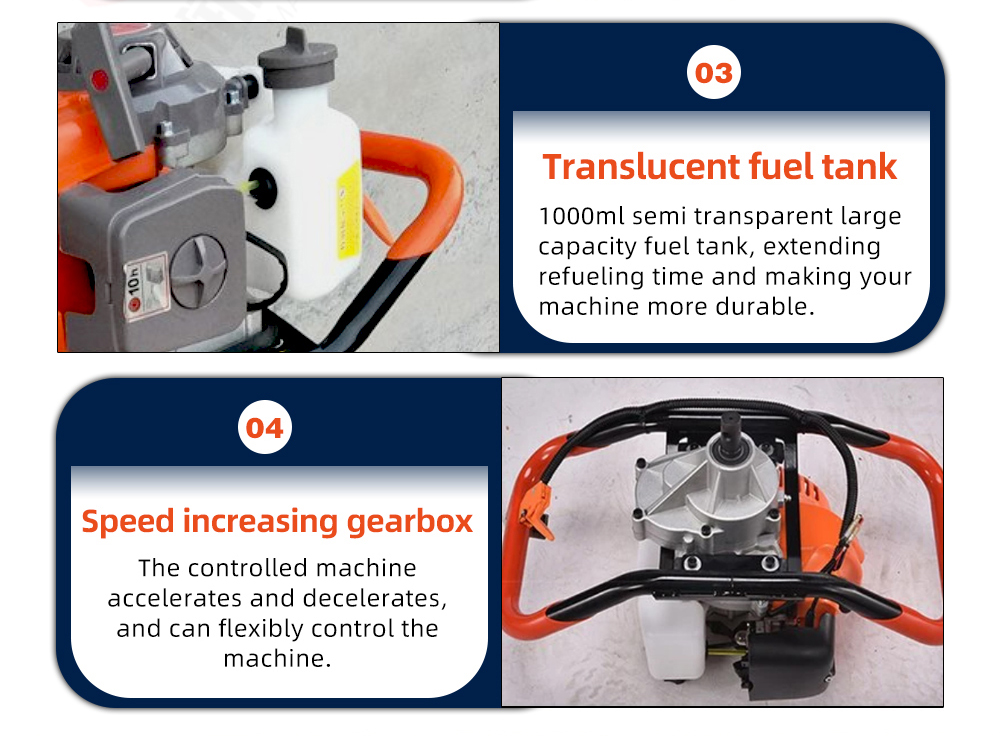 Equipamento de escavação de mochilas